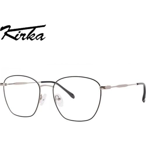 Kirka Metal Optical Clear Lens Fashion Women Glasses Frame Prescription Eyewear Brand Designer Myopia Eyeglasses Frame for Woman
