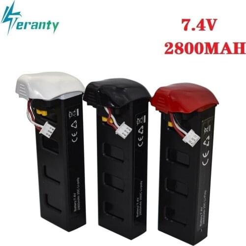 Original 7.4V 2800mAh 25C Lipo Battery For MJX B2W B2C RC Drone Upgrade Spare Parts