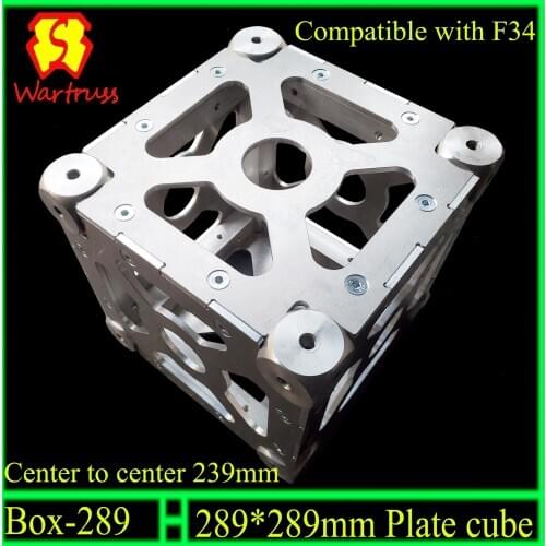 Plate cube heavy duty box six-way connector