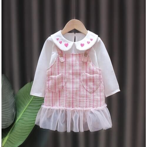 Girls' Dress Spring Autumn Models 2020 New Foreign-style Baby Childrens Long-sleeved Princess Dress Fairy One-year-old Dress