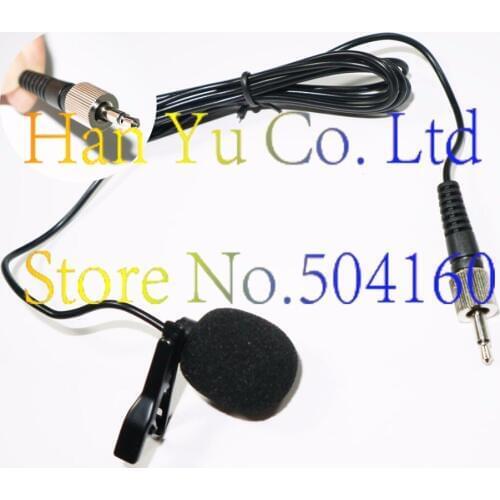 Pro Lavalier Lapel Tie Clip Condenser Microphone For Sennheiser G1 G2 G3 Wireless 3.5 mm Lockable F23