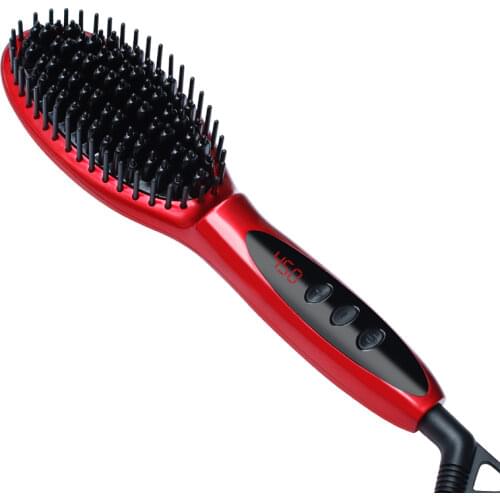 Hair Straightener Brush Auto Hair Irons Electric Hair Straightener Smoothing Comb Simply Fast Styling Hair Care Machine
