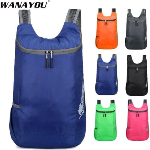 Ultralight Foldable Outdoor Backpack For Men Women,Lightweight Waterproof Hiking Travel Bag,Folding Storage Daypack Small Bag