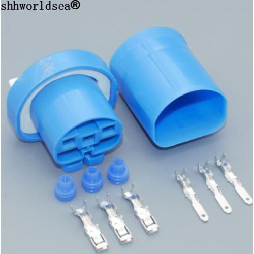 Shhworldsea 1set /lot 9007 9004 HB5 Sockets For Headlights,9004 male female connector Fog Lights Retrofit Work Use Adapters