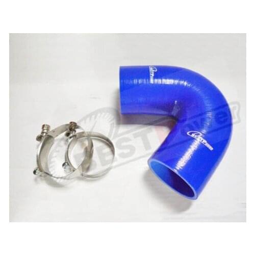 Silicone 135 degree Elbow Hose/70mm 2.76" inch Turbo Intercooler pipe+ 2 T clamp