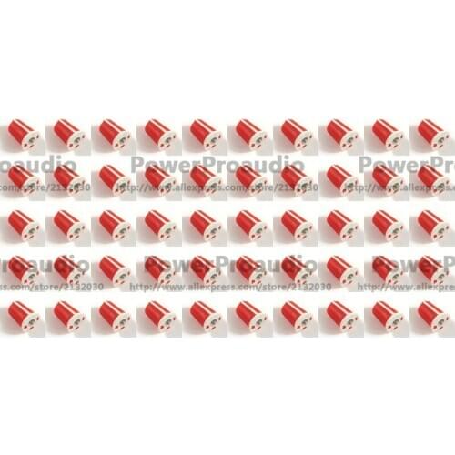50PCS Replace Knob Cap For Pioneer DJM800 900 2000 NXS,Black EQ Rotary Knob - DAA1176 DAA1305 Red