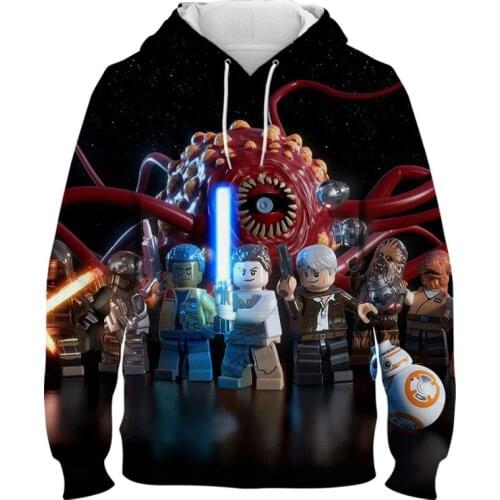 Star Wars Hooded 3D Print Sweatshirt for Men Pullover Hoodie Sport Sweatshirt Pocket spring Hoodies suit Child Men XS-3XL Tops