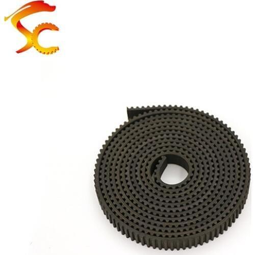 High Quality 5Meters/Lot HTD 3M 10mm timing belt Width 10mm Rubber Color Black 3M-10 Open Belt HTD3M for Laser Engraving CNC