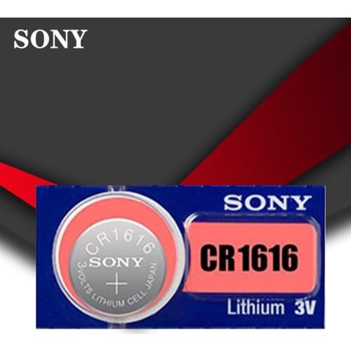 1pc/lot Sony 100% Original CR1616 Button Cell Battery For Watch Car Remote Key cr 1616 ECR1616 GPCR1616 3v Lithium Battery