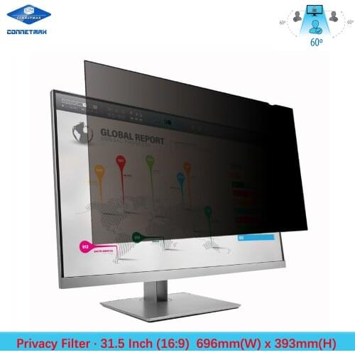 31.5" (Diagonally Measured) Anti-Glare Privacy Filter for Widescreen (16:9) Computer LCD Monitors