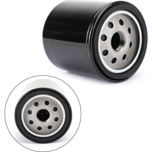 Areyourshop Oil Filter Black: High Performance Oil Filter with 17mm nut Black Universal Car SUV Trucks Motorcycle ATV Parts