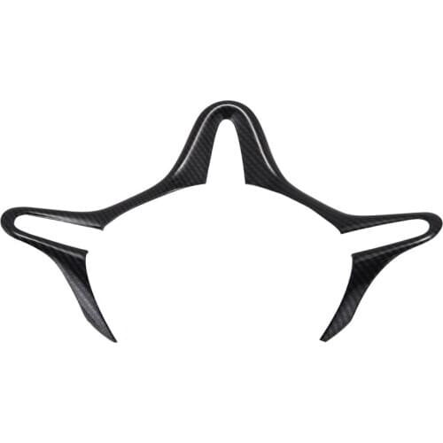 Car ABS Carbon Fiber Style Inner Steering Wheel Cover Trim Frame Fit for Honda Civic 8Th FD2 2006-2011