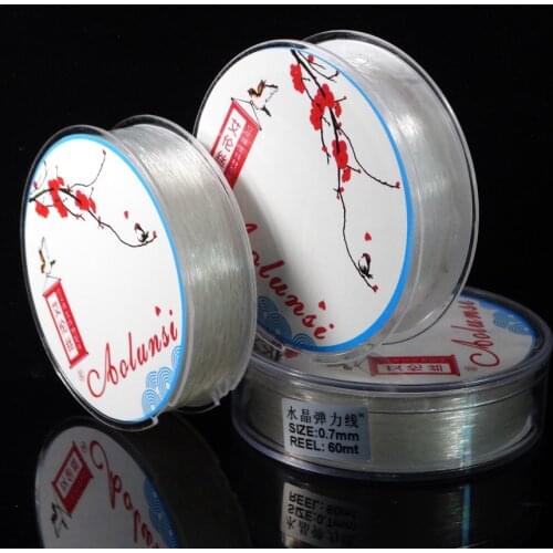 Ewelry DIY bracelet string string strong 0.3mm pearl elastic thread rope bracelet Round Crystal Elastic Thread rope Woven ring