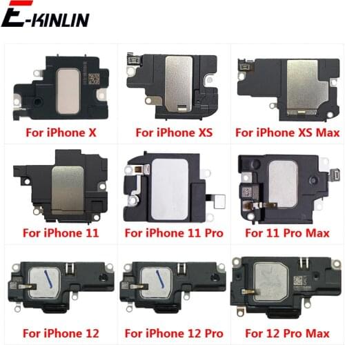Loudspeaker Loud Speaker For iPhone X XR XS 11 12 mini 12 Pro Max Buzzer Ringer Replacement Spare Parts