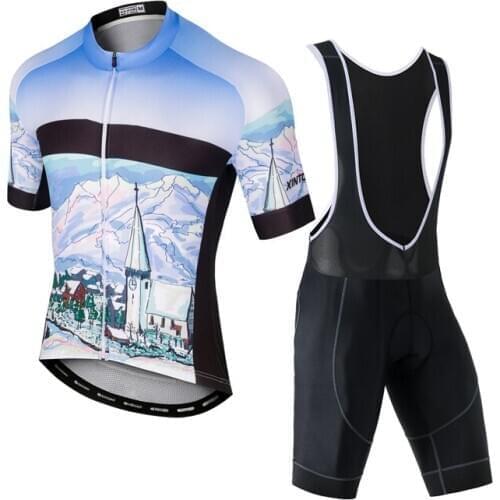 YOCENE Custom Adult Cycling Shorts Set Polyester Quick Dry Bicycle Wear Unique High Elasticity Bike Suit