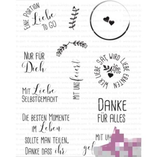 German Transparent Clear Stamp/Seal for DIY scrapbooking/photo album Decorative clear stamp A0530
