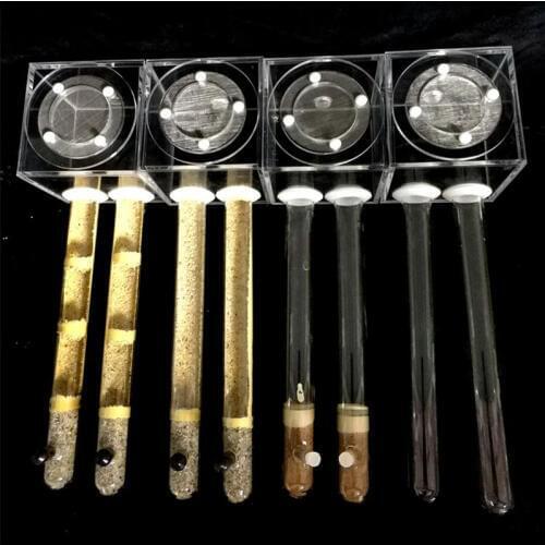 New Mini Glass Tubes Ant Nest with Active Zone Granja De Hormigas Nid Fourmis Acryl Nest Ants Insetos Acrylic Ant Farm
