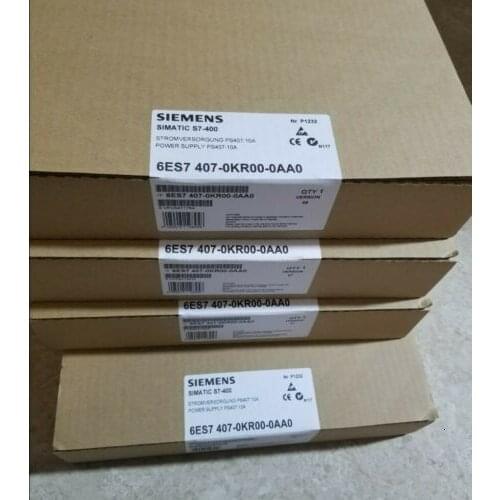 Brand New Siemens 6ES7407-0KR00-0AA0 6ES7 407-0KR00-0AA0 PS407 Power Supply