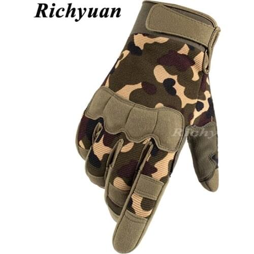 New Style Full Finger Motorcycle Gloves Military Women Gloves Army Tactical Gloves Bicycle Motorbike For Men Motocross Mittens
