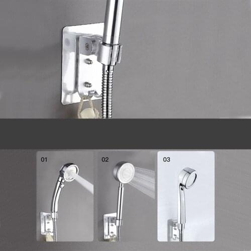 Punch-free Wall-mounted Shower Nozzle Bracket Handheld Bathroom Shower Nozzle Portable Bathroom Accessories
