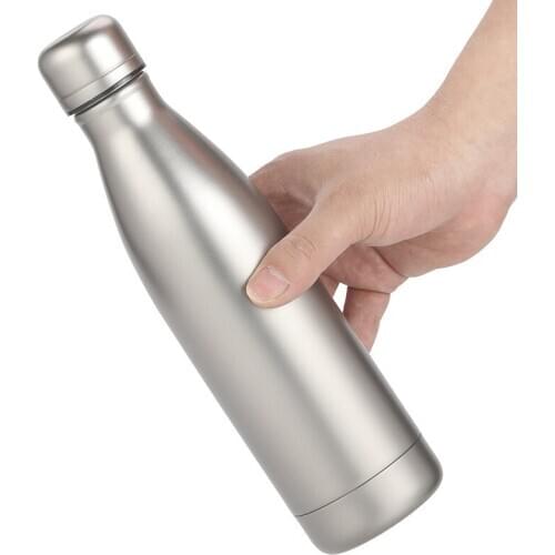 Outdoor Pure Titanium Single Layer Kettle Beverage Bottle Portable Riding Kettle Creative Cola Bottle Water Cup 680Ml Ta8374f