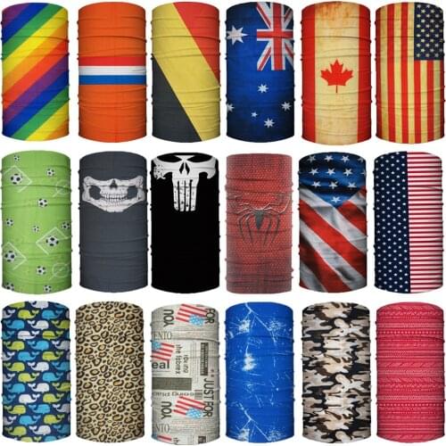 Quality Cycling Camping Hiking Sport Scarve Bandana Men Women Magic Motorcycle Headwear Face Mask Running Fishing Neck Tube Scar