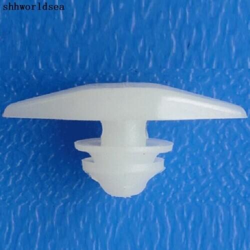 Shhworldsea Nylon White Weatherstrip Retainer Fastener Clip Fits Into 5mm Hole For Honda 73862-672-0030