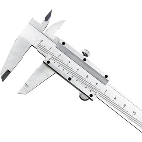 6" 0-150mm 0.02mm Professional Stainless Steel Vernier Caliper Measuring Tool Sliding Depth Gauge Ruler Micrometer