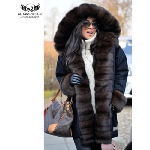 Женские черные куртки Tatyana furclub China At AliExpress