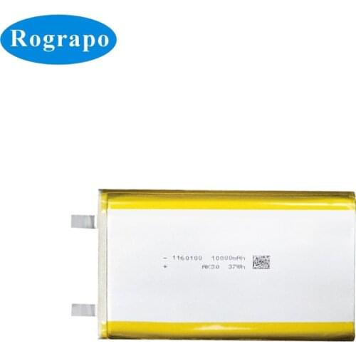 DIY New 3.7V 1160100 Polymer Lithium Mobile Power Bank Pack Battery 10000mAh Large Capacity Tablet Computer Phone Supply