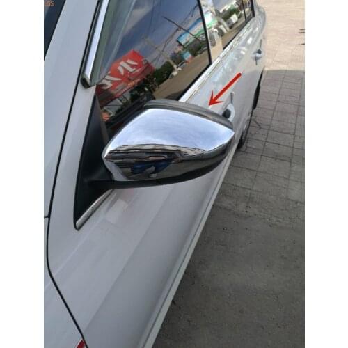 For Volkswagen Bora 2013-2015 High-quality ABS Chrome rearview mirror decoration cover anti-rub protection car accessories