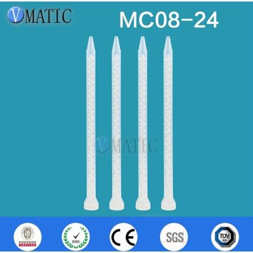 High Quality 10PCS Resin Static Mixer MC08-24 Mixing Nozzles For Duo Pack Epoxies