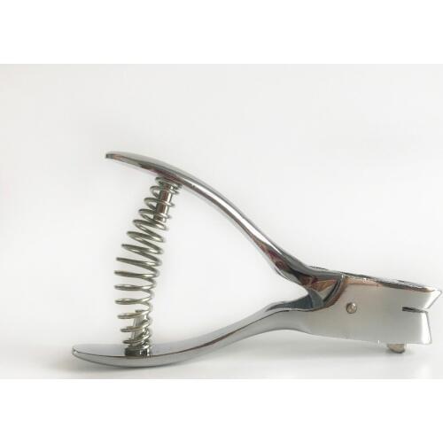 High quality Hand Held Slot Metal Steel Puncher Punch For ID Card Badge PVC Photo Tag Punching Tool card cutter paper catter