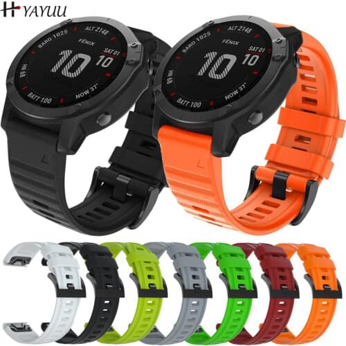 YAYUU Watch Band For Garmin Fenix 6X Pro 26MM Watch Strap for Fenix 6X/Fenix 5X/Fenix 5X Plus/Fenix 3/HR Quick Release Bracelet