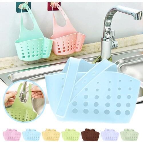 1PC Kitchen Dish Cloth Sponge Storage Bag Sink Holder Holder Soap Portable Home Hanging Drain Bag Basket Bath Storage Tools