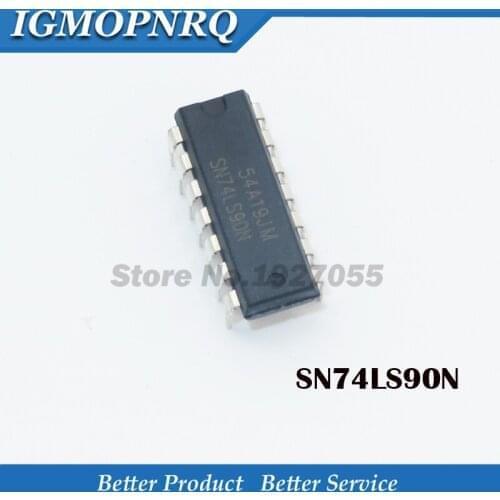 10PCS HD74LS90P DIP-14 74LS90P DIP SN74LS90N DIP14 74LS90 SN74LS90 74LS90N new and IC