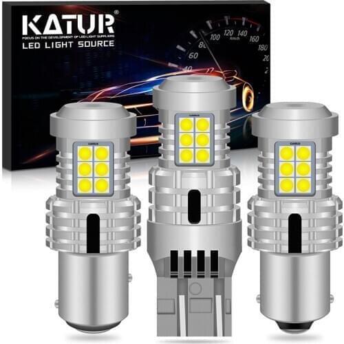 2x 2400Lm T20 W21W 7440 7443 1156 BA15S P21W BAU15S PY21W 1157 BAY15D 3157 LED Canbus Turn Signal Light Bulbs Amber Yellow White