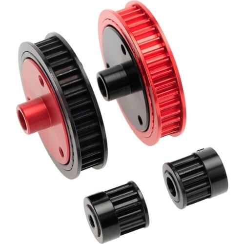 3.2mm 5.0mm Metal Belt Drive Transmission Gearbox Replacement Parts for 1/10 Axial SCX10 II 90046 RC Car Accessories