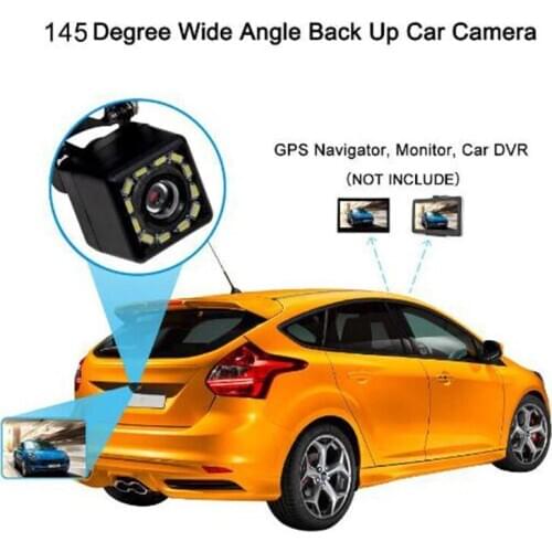 Car Rear View Backup Camera Parking Reverse Back Up Camera Waterproof CMOS 12LED