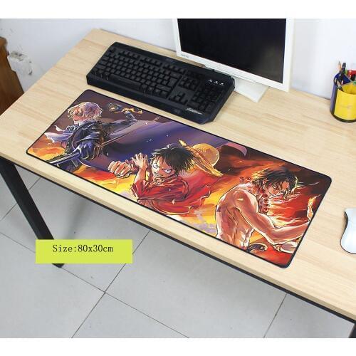 One Piece mouse pad 800x300x2mm pad to mouse notbook mousepad Beautiful gaming padmouse gamer to large keyboard mouse mats