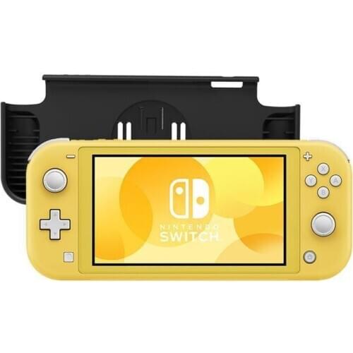 TPU Portable Hand Grip Stand Case Shell Cover Ergonomic Handle Holder Bracket Cradle+2 Game Card Holder for Nintend Lite Console