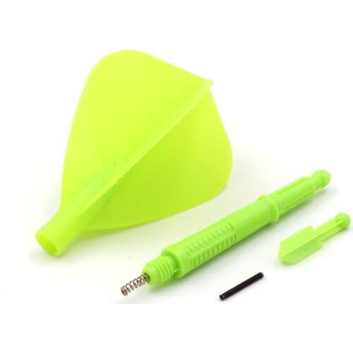 CUESOUL AK6 Dart Shaft with AK4 Green Dart Flight Kite Shape-15mm/18.8mm/24.8mm /29.5mm/33.3mm