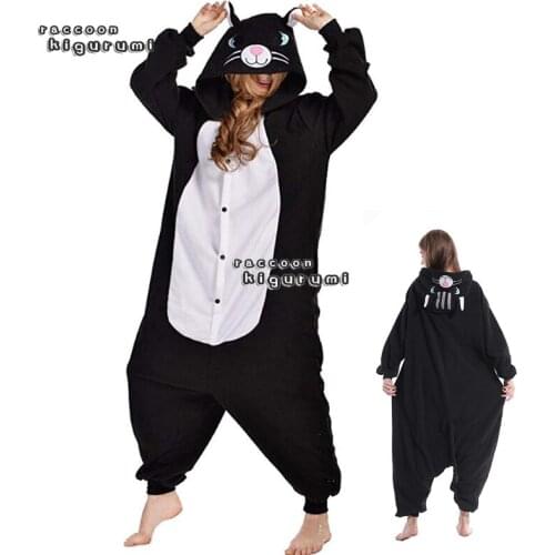 Extra Large180-200cm Unisex Animal Totoro Fleece Adult Onesie Boy Girl Christmas Cosplay Winter Pajama Raccoon Kigurumi