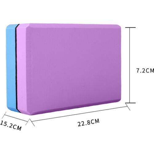 EVA Gym Blocks Foam Brick Training Exercise Fitness Set Tool Yoga Bolster Pillow Cushion Stretching Body Shaping Health Training