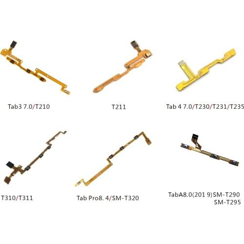 For Samsung Galaxy On Off Tab 3 8.0 Wifi SM-T310 SM-T311 T315 Power And Volume Key Button Side Key Flex Cable