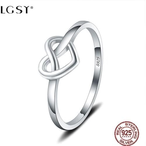 LGSY DR1009 925 Sterling Silver Rings Sapphire Fine Jewelry Round Rings Female Finger Rings Wholesale Blue Crystal Jewelry
