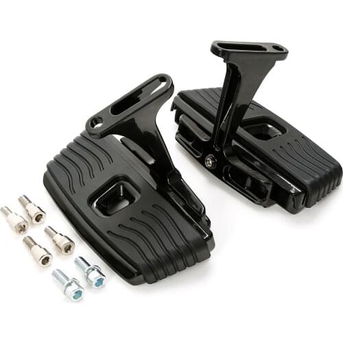Motorcycle Rear Passenger Floorboard Footboard Bracket Set For Harley Touring Models Road Glide 2009-2021