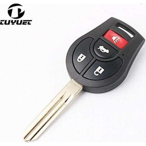 Remote Key Shell for NISSAN Maxima Altima Sentra Versa Key Case Fob 4B Uncut Key