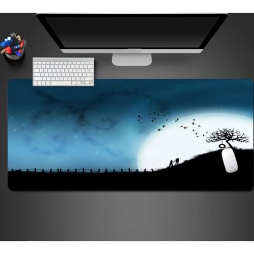 Cool Fashion Mousepad High Quality Best-Selling Natural Rubber Notebook Computer Keyboard Large Table Mat Unique Christmas Gift