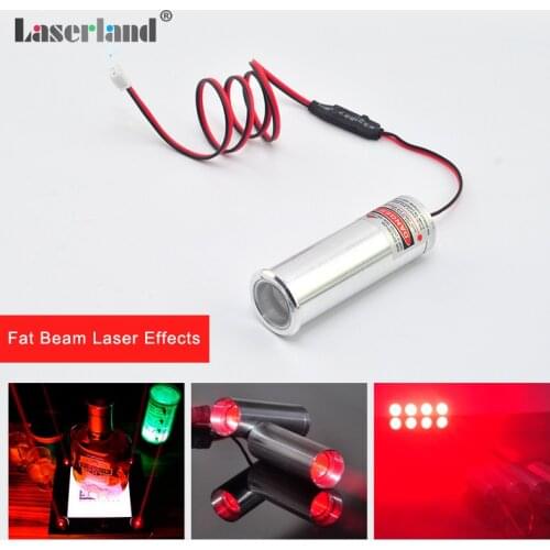 Fat Beam 660nm Red 130mW Laser Diode Module for KTV Bar DJ Stage Club Lighting